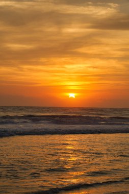 Winter sunrise at Sea Ranch beach in Indialantic Florida