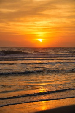 Winter sunrise at Sea Ranch beach in Indialantic Florida