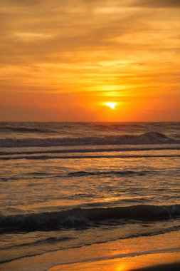 Winter sunrise at Sea Ranch beach in Indialantic Florida