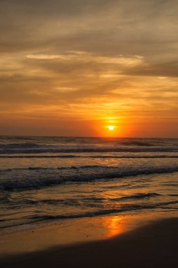 Winter sunrise at Sea Ranch beach in Indialantic Florida