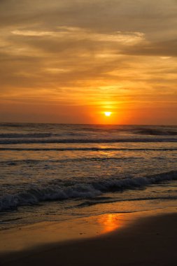Winter sunrise at Sea Ranch beach in Indialantic Florida