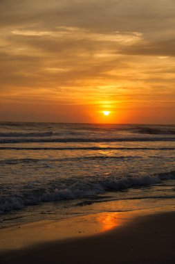 Winter sunrise at Sea Ranch beach in Indialantic Florida