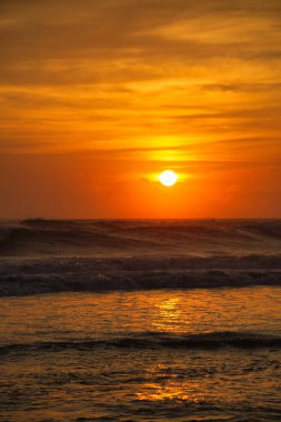 Winter sunrise at Sea Ranch beach in Indialantic Florida