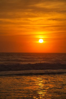 Winter sunrise at Sea Ranch beach in Indialantic Florida