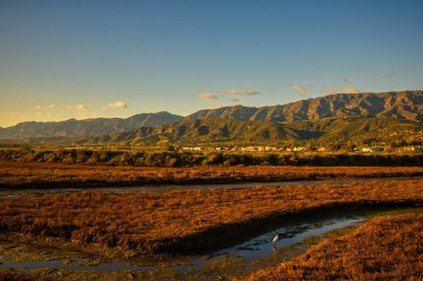 Winter sunset in Carpinteria California