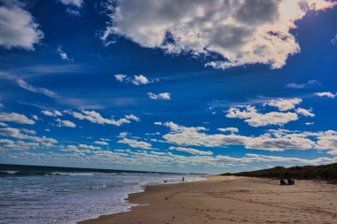 Winter beach day along A1A in Melbourne beach, Florida