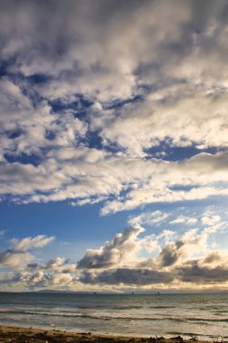 winter storm clouds over Carpinteria California