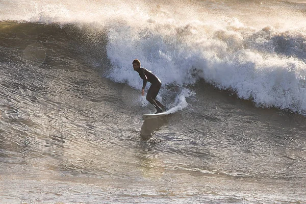 Las Olas Más Grandes Años Golpearon Puerto Santa Bárbara — Foto de Stock