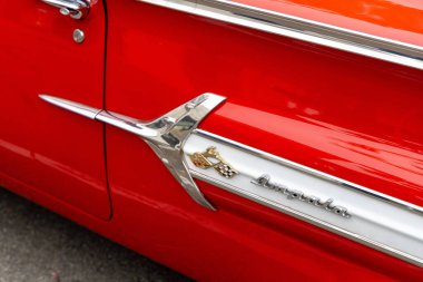 Carpinteria California 'da Rods and Roses araba fuarı