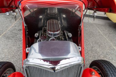 Carpinteria California 'da Rods and Roses araba fuarı