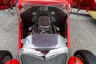 Carpinteria California 'da Rods and Roses araba fuarı