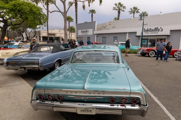 Pręty Róże Pokaz Samochodów Carpinteria California — Zdjęcie stockowe