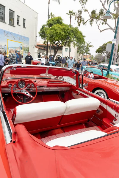 Pręty Róże Pokaz Samochodów Carpinteria California — Zdjęcie stockowe