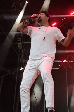 Manchester, Tennessee USA - 10-11-2019: Deftones Exit 111 festivalinde sahne aldı