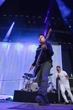 Manchester, Tennessee USA - 10-11-2019: Deftones Exit 111 festivalinde sahne aldı