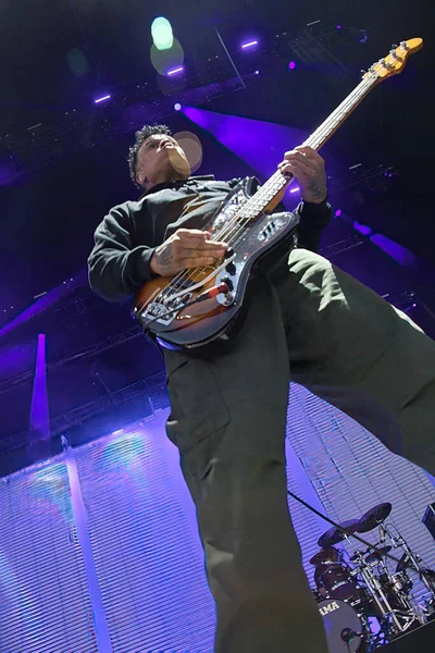 Manchester, Tennessee USA - 10-11-2019: Deftones Exit 111 festivalinde sahne aldı