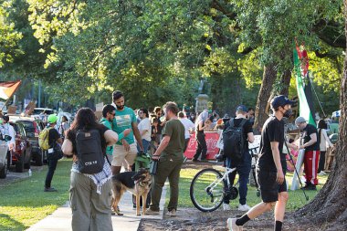 Filistin savaş öğrencisi Tulane Üniversitesi 'ni protesto etti 