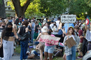 Filistin savaş öğrencisi Tulane Üniversitesi 'ni protesto etti 