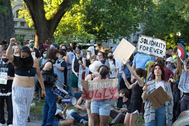 Filistin savaş öğrencisi Tulane Üniversitesi 'ni protesto etti 