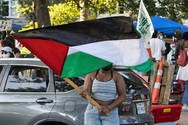 Filistin savaş öğrencisi Tulane Üniversitesi 'ni protesto etti 