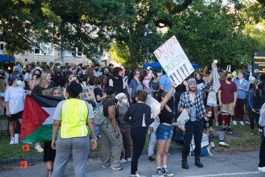 Ortadoğu savaş öğrencisi protestocular Tulane Üniversitesi 'nde