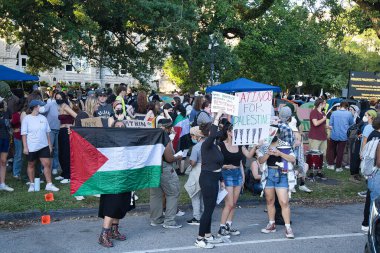Ortadoğu savaş öğrencisi protestocular Tulane Üniversitesi 'nde