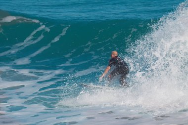 Sebastian Inlet, Florida 'da sörf ve balık tutma