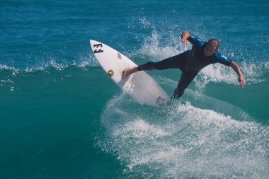 Sebastian Inlet, Florida 'da sörf ve balık tutma