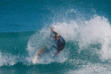 Sebastian Inlet, Florida 'da sörf ve balık tutma