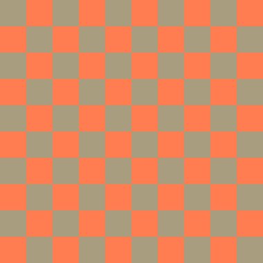 Damalı, pürüzsüz desen. Y2K tarzı 90 'ların dijital kağıdı. Yüzey tasarımı çizimi. Renkli fayanslar arka planda tekrarlanıyor. Basit düz tasarım kumaş tasarım arkaplanı