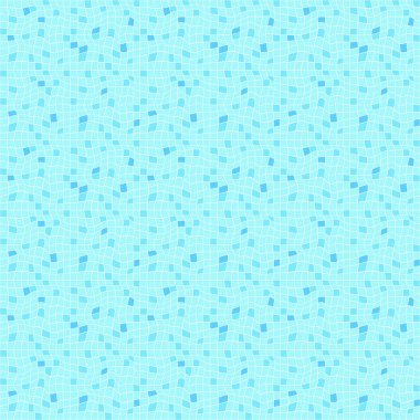 Yüzme havuzu pürüzsüz desen. Yaz dönemi dijital kağıdı. Su yüzeyi görsel ilüzyon. Açık mavi fayans arka planı tekrarlıyor. Yaz kumaşı tekstil tasarımı arkaplanı