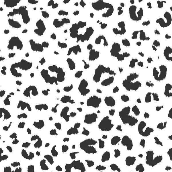ヒョウの皮のパターン 野生動物のシームレスな繰り返し ジャガー毛皮のカモフラージュシームレス背景 手描きの無限の質感 豪華なデザイン要素 チーターパンサー表面パターン Leopard Print — ストックベクタ