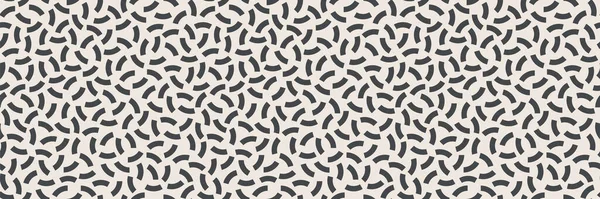 Geometrisches Nahtloses Muster Banner Bauhaus Stil Mit Einfachen Formen Schwarz — Stockvektor