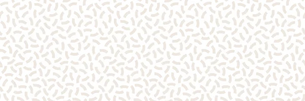 Geometrisches Nahtloses Muster Einfache Form Memphis Stil Weißen Monochromen Banner — Stockvektor