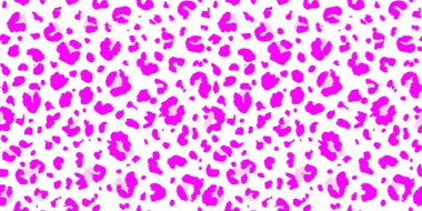 Y2k estetik barbiecore dikişsiz leopar deseni. Lüks vahşi yaşam göz kamaştırıcı pembe tekrar. Jaguar kürklü safari arkaplanı. El yapımı hayvan kürkü deseni. Çita panterinin yüzey şekli. Leopar yazdırma arkaplanı