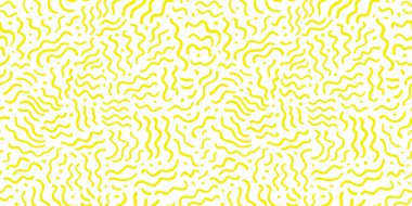 Soyut ramen şehriye vektörü kusursuz desen. İtalyan makarna arka planı. Basit bir Asya ramen bayrağı. Makarna, spagetti, makarna veya hazır erişte bg. Baskı ve web için eğlenceli modern funky yemek tasarımı