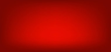 Kırmızı gradyan arka plan. Noel ve Yeni Yıl 'ın canlı kırmızı rengi. Vektör lüksü bulanık arkaplan. Parlak soyut parti ışıkları dokusu. Ilık renkli bg. Mutlu noel ışıltısı derecelendirmesi bg