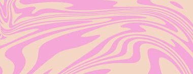 Pembe şeker desenli arka plan. Karamel dokusunu eriten soyut vektör. Çilekli krema. Sıvı mousse twirl bg. Psikedelik trippy ahududu dondurması. Eskimiş mermer pasta dokusu