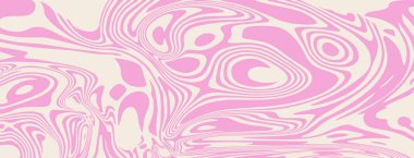 Pembe şeker desenli arka plan. Karamel dokusunu eriten soyut vektör. Çilekli krema. Sıvı mousse twirl bg. Psikedelik trippy ahududu dondurması. Eskimiş mermer pasta dokusu