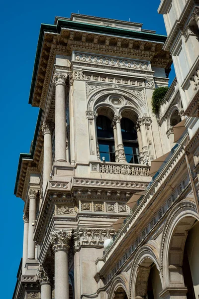 Milano Talya Milano Duomo Katedrali Kimsenin Ufuk Çizgisi Yok — Stok fotoğraf