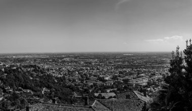 San Virgilio 'dan Bergamo Panoraması