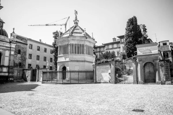 Centrum Ulice Bergamo Sierpniu — Zdjęcie stockowe
