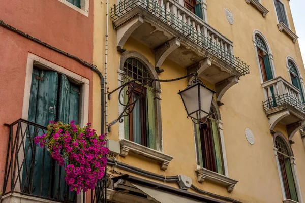 Colorful Houses Center Venice — Stock Photo, Image