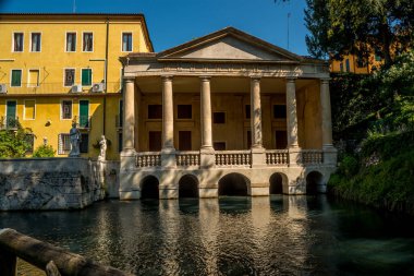 Vicenza 'nın merkezindeki halk parkı.