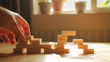 Liderlerin iş fikirleri ve finansal ve yatırım geliştirme planlarıyla ilgili problem çözme fikirleri. Jenga, Liderlik, İş, Risk, Strateji, Karar