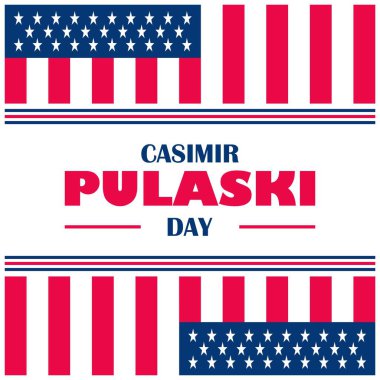 Cesur ve Vatansever Casimir Pulaski Günü Grafikleri