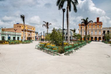 Küba 'nın Sancti Spiritus şehrinde bir yer. Yüksek kalite fotoğraf