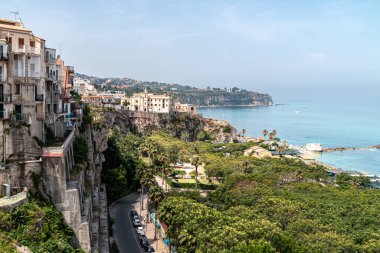 Tropea 'nın manzarası. İtalya 'daki Tropea' dan yüksek kaliteli fotoğraf.