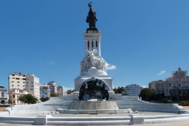 Havana 'nın bir kısmının manzarası. Havana 'dan yüksek kaliteli fotoğraf.