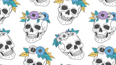 Ölüler Günü Kafatası Tasarımı